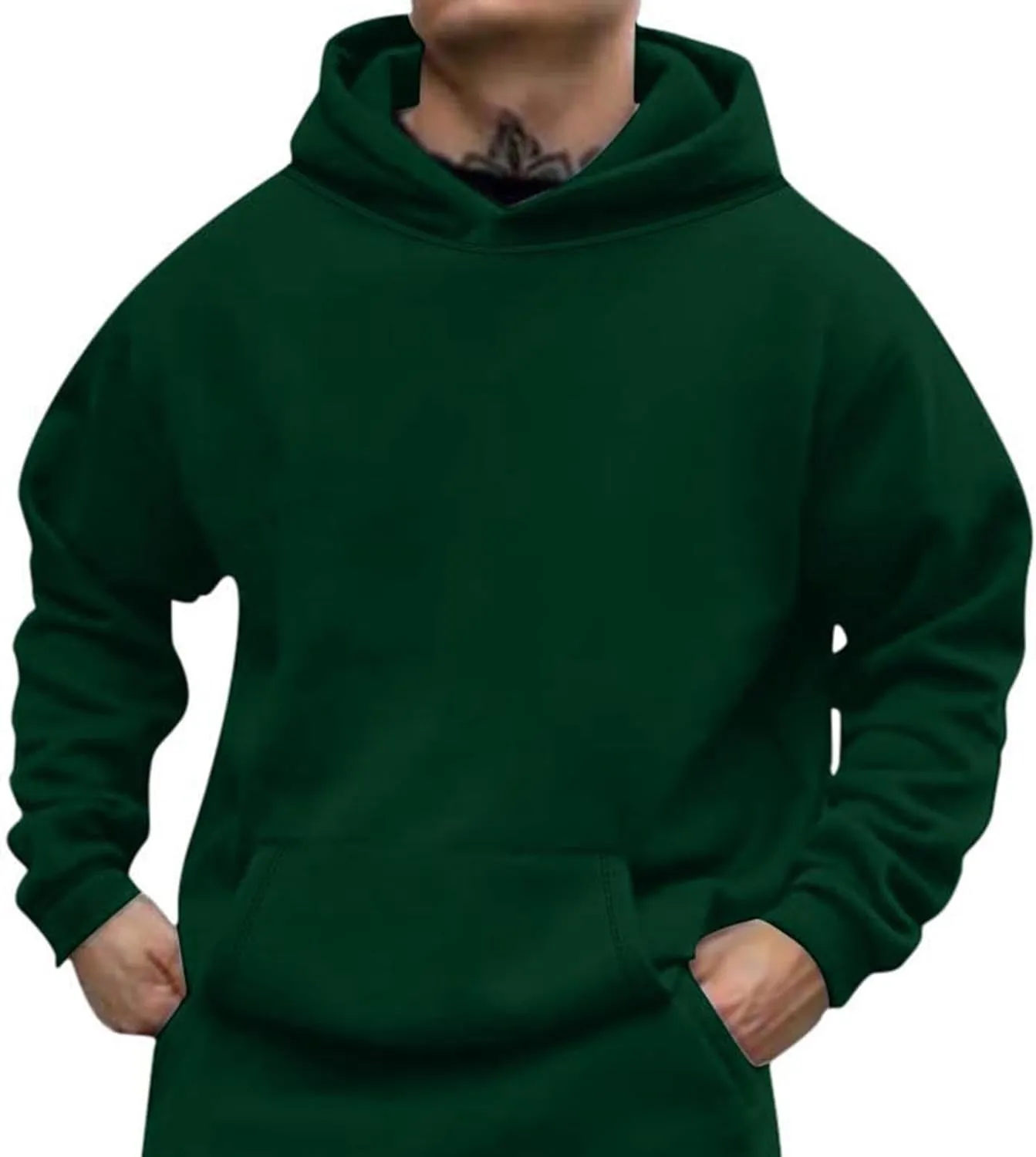 Sweatshirts for Men Fashion Casual Hoodies with Pocket Fall Long Sleeve Men Active Clothes Pullover Oversized Comfy
