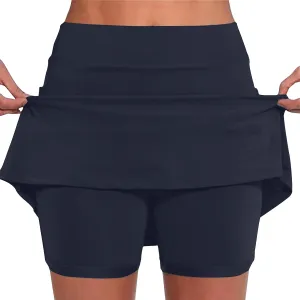 TANGNADE Women Skorts for Summer Lightweight Skirt Athletic Inner Shorts for Running Tennis Golf Workout Sports Outfits
