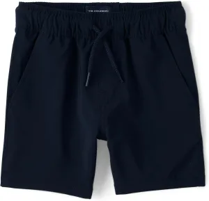 The Children's Place Baby Boys' and Toddler Uniform Quick Dry Jogger Shorts