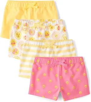 The Children's Place Baby Girls' and Toddler Assorted Knit Shorts