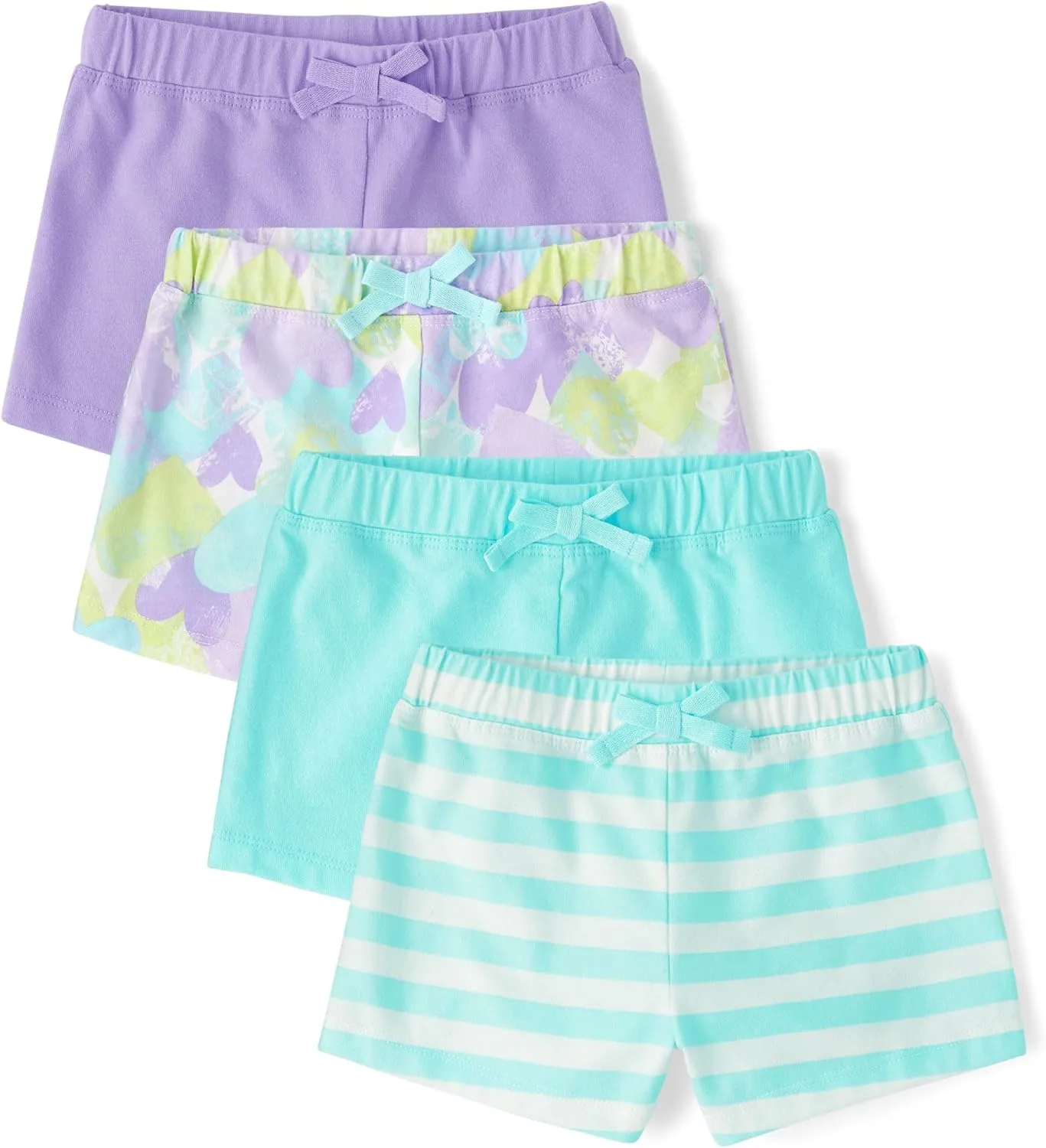 The Children's Place Baby Girls' and Toddler Assorted Knit Shorts