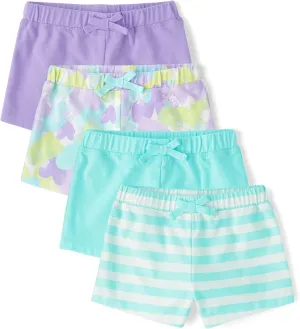 The Children's Place Baby Girls' and Toddler Assorted Knit Shorts