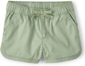 The Children's Place Baby Girls' and Toddler Pull On Chambray Shorts
