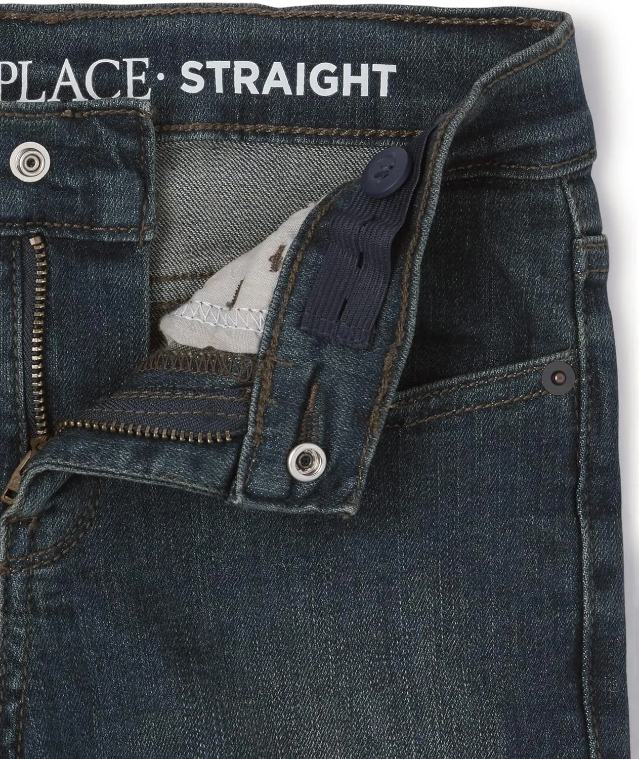 The Children's Place Boys' Stretch Straight Leg Jeans