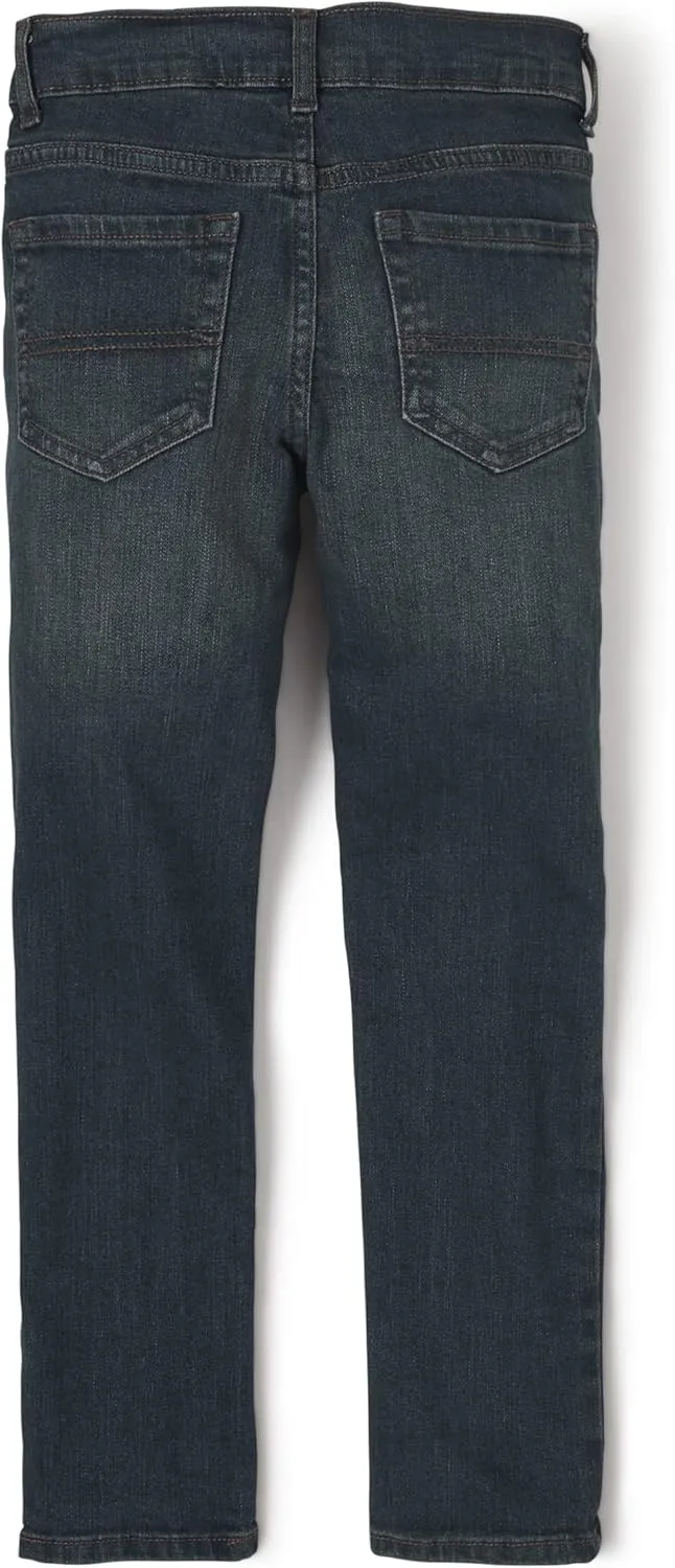 The Children's Place Boys' Stretch Straight Leg Jeans