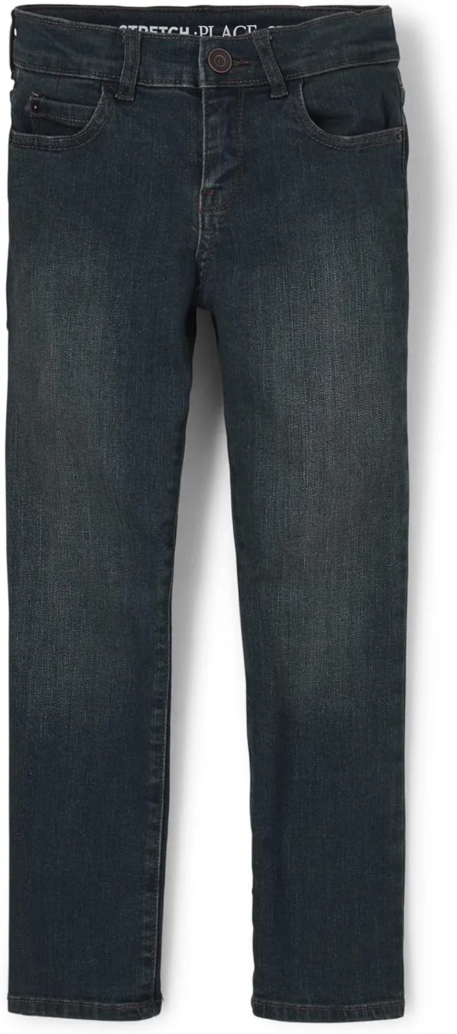 The Children's Place Boys' Stretch Straight Leg Jeans