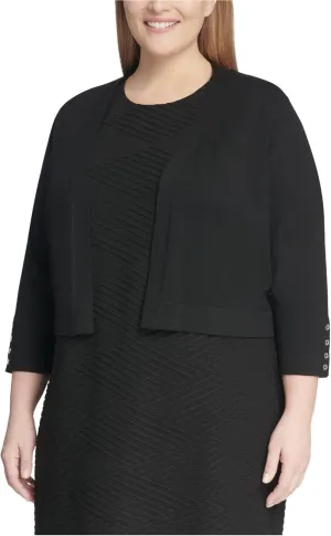 Tommy Hilfiger Women's Button Sleeve Shrug