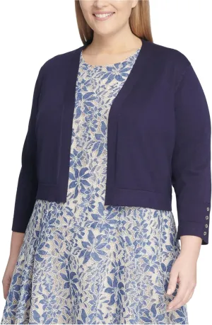 Tommy Hilfiger Women's Button Sleeve Shrug
