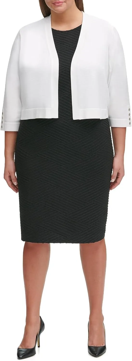 Tommy Hilfiger Women's Button Sleeve Shrug