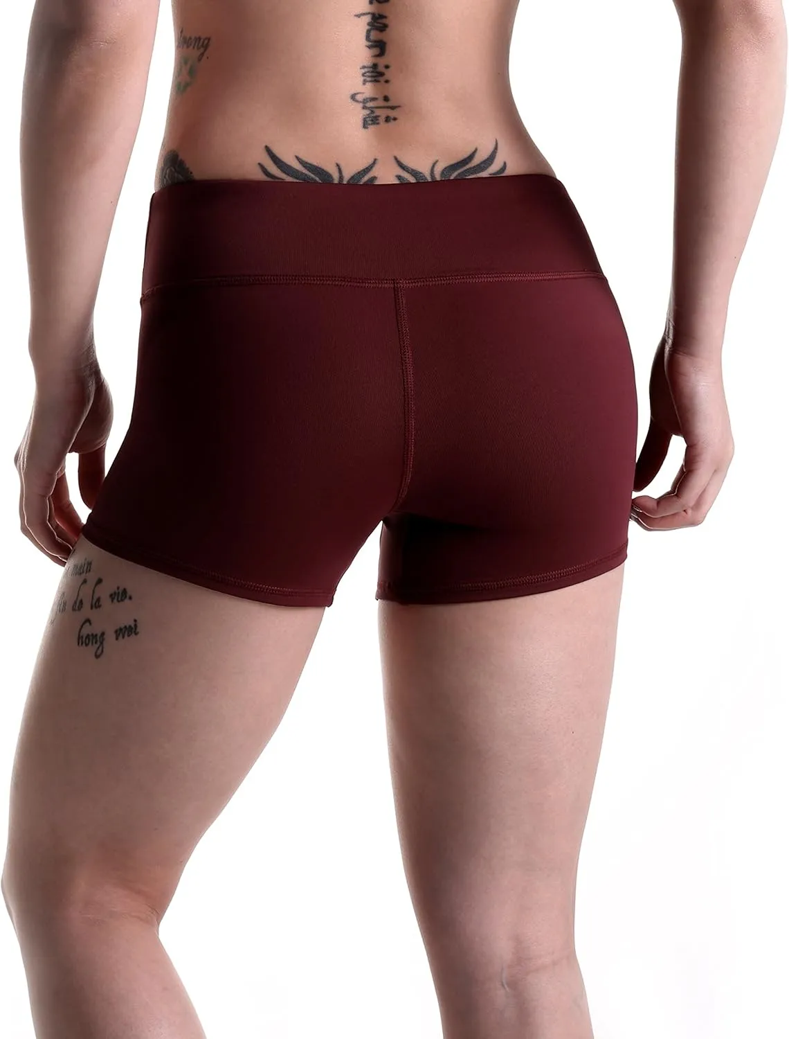 Tough Mode Women's 3" Athletic Workout Volleyball Running WOD Compression Shorts