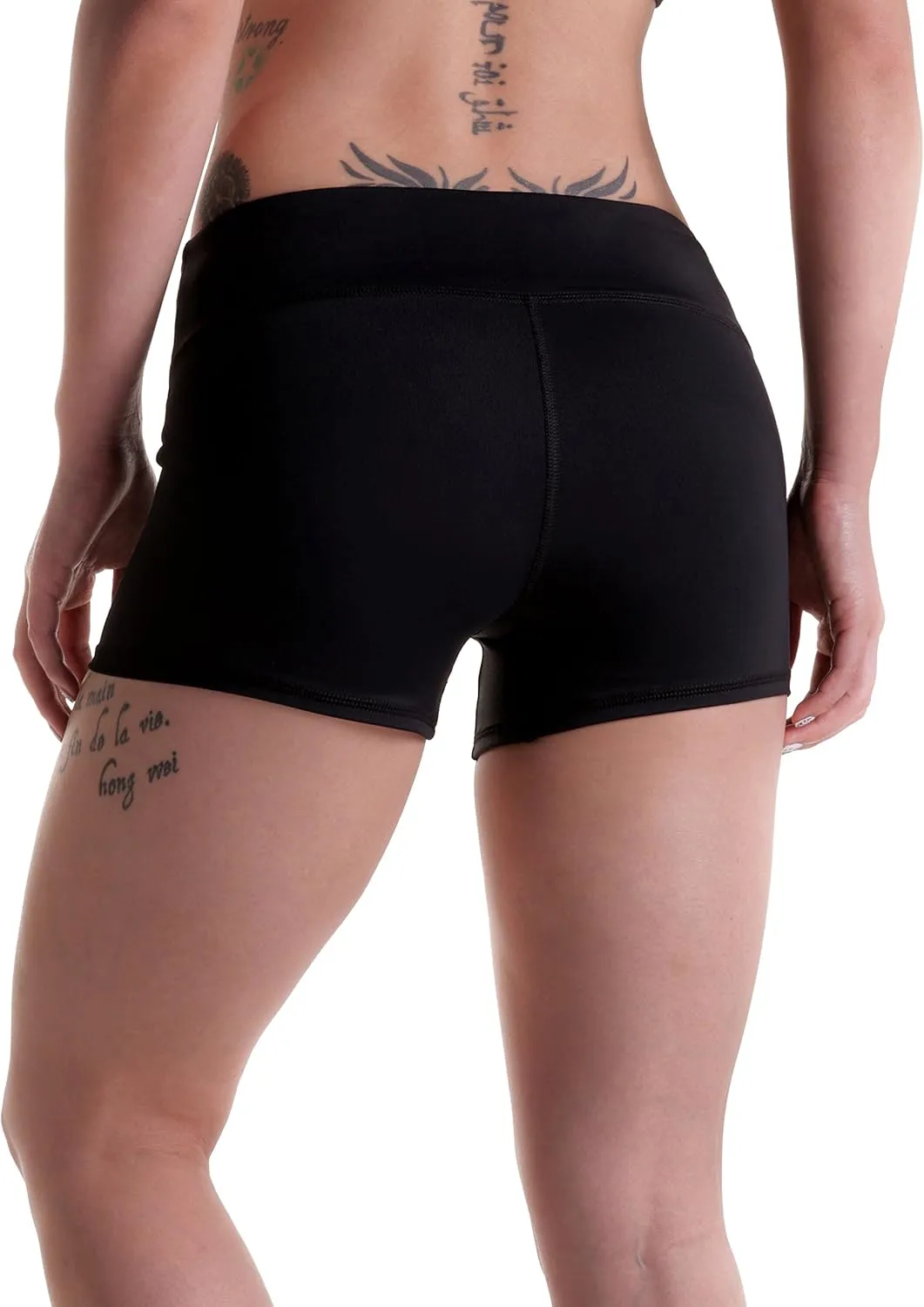 Tough Mode Women's 3" Athletic Workout Volleyball Running WOD Compression Shorts