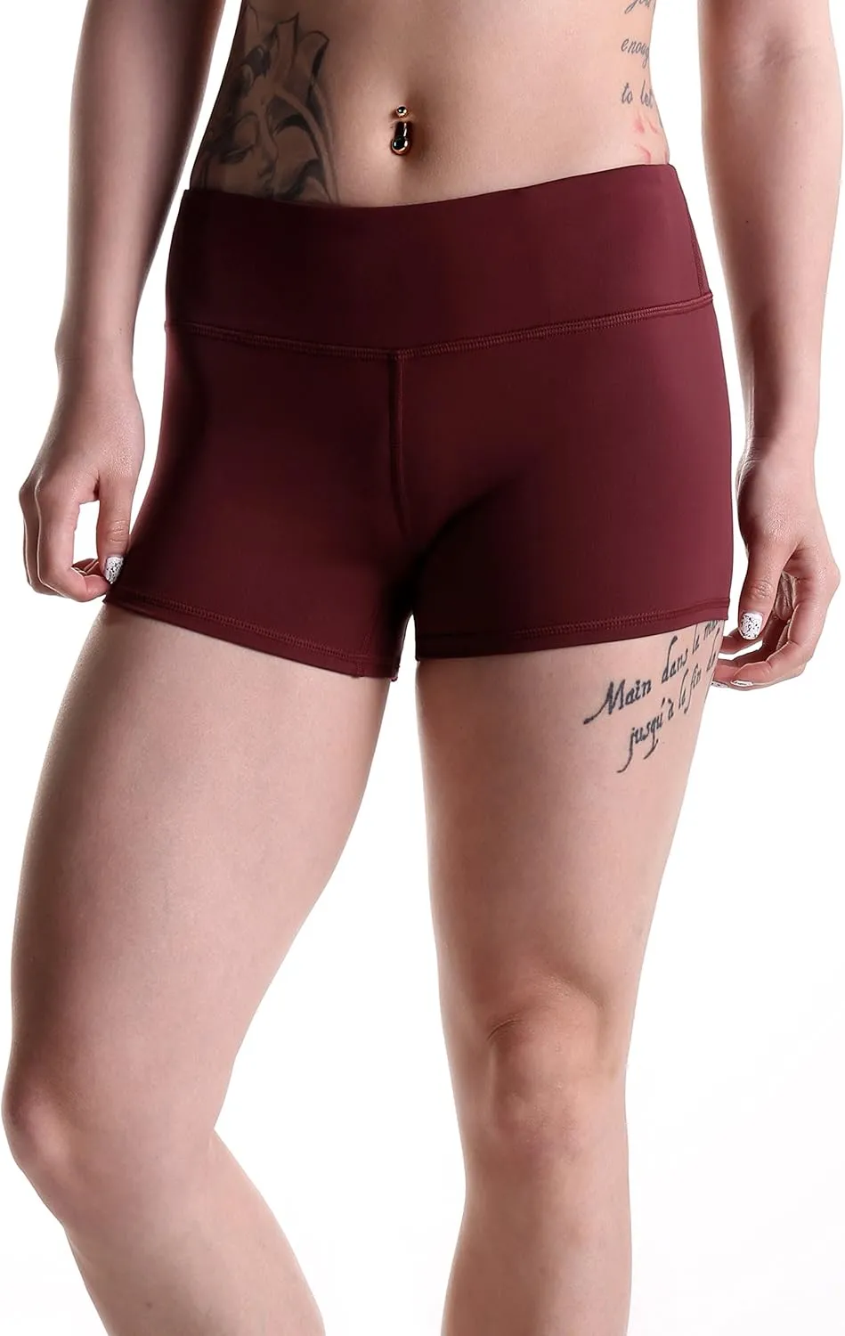 Tough Mode Women's 3" Athletic Workout Volleyball Running WOD Compression Shorts