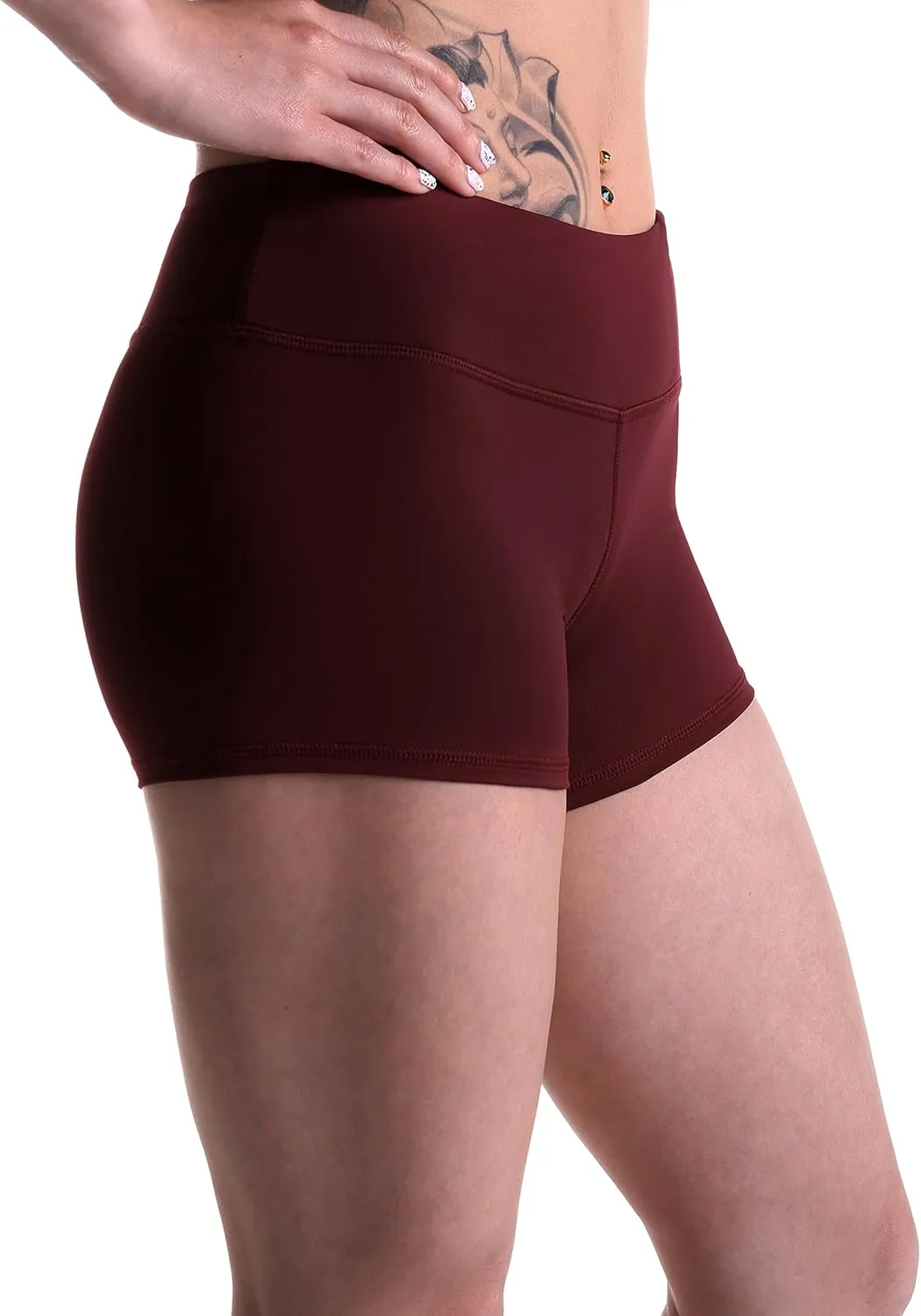 Tough Mode Women's 3" Athletic Workout Volleyball Running WOD Compression Shorts