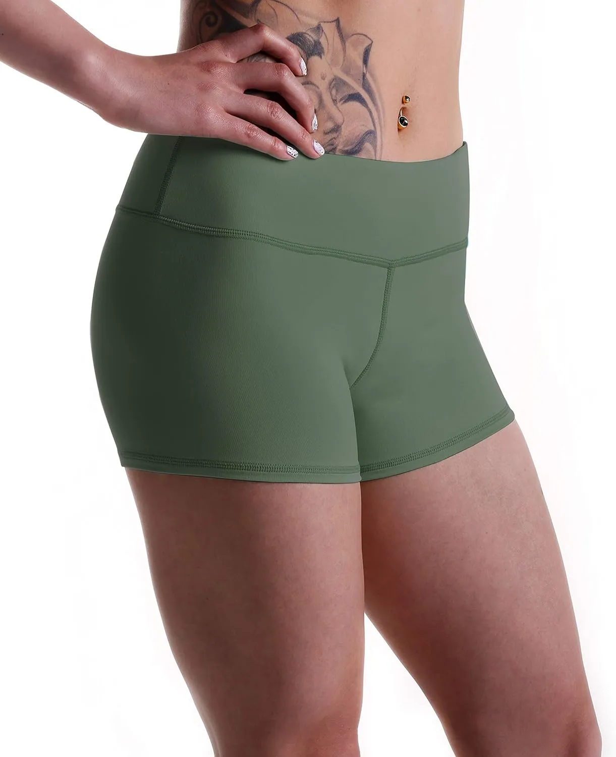 Tough Mode Women's 3" Athletic Workout Volleyball Running WOD Compression Shorts