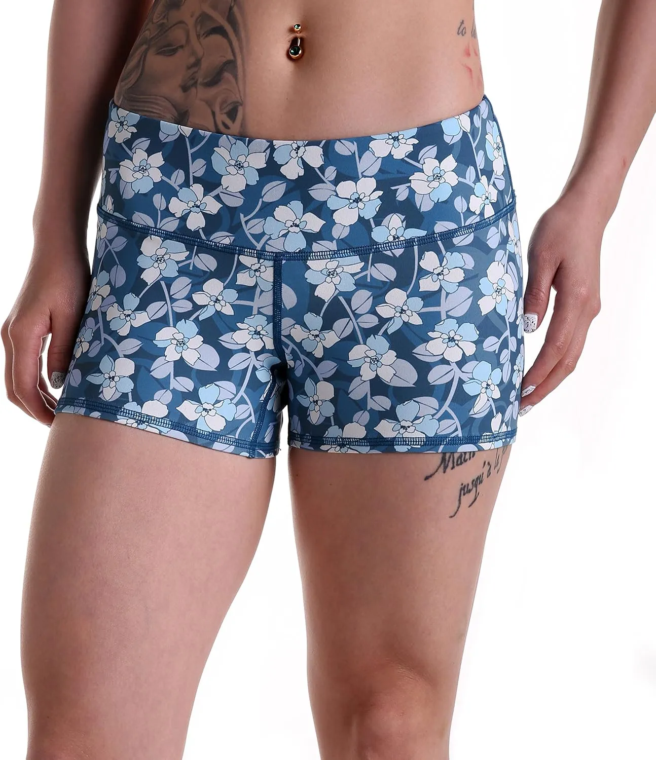 Tough Mode Women's 3" Athletic Workout Volleyball Running WOD Compression Shorts