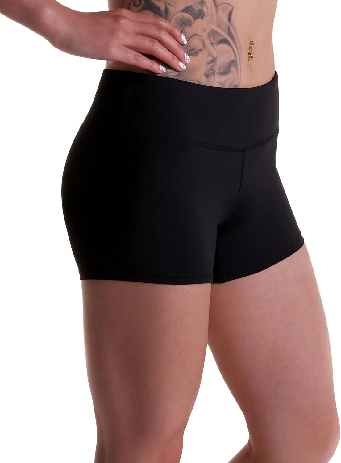Tough Mode Women's 3" Athletic Workout Volleyball Running WOD Compression Shorts