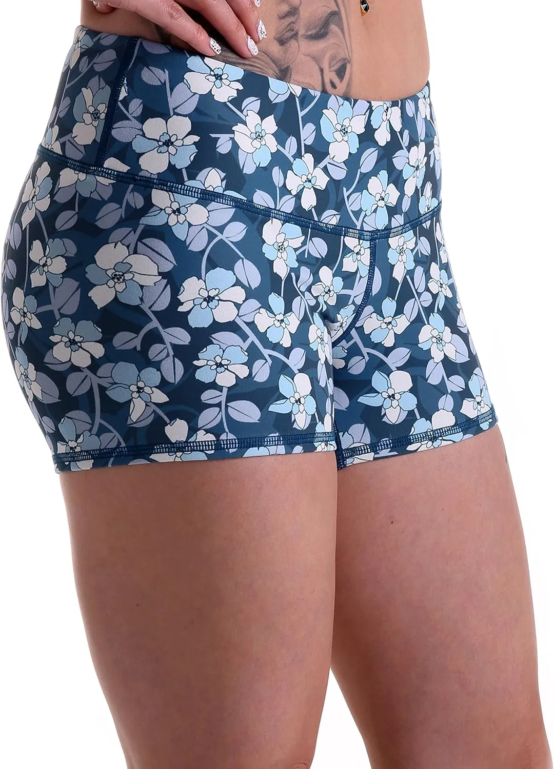 Tough Mode Women's 3" Athletic Workout Volleyball Running WOD Compression Shorts