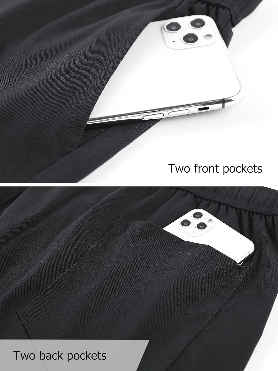 Vcansion Women's Casual Elastic Waist Drawstring Loose Fit Multi-Pockets Outdoor Cargo Shorts