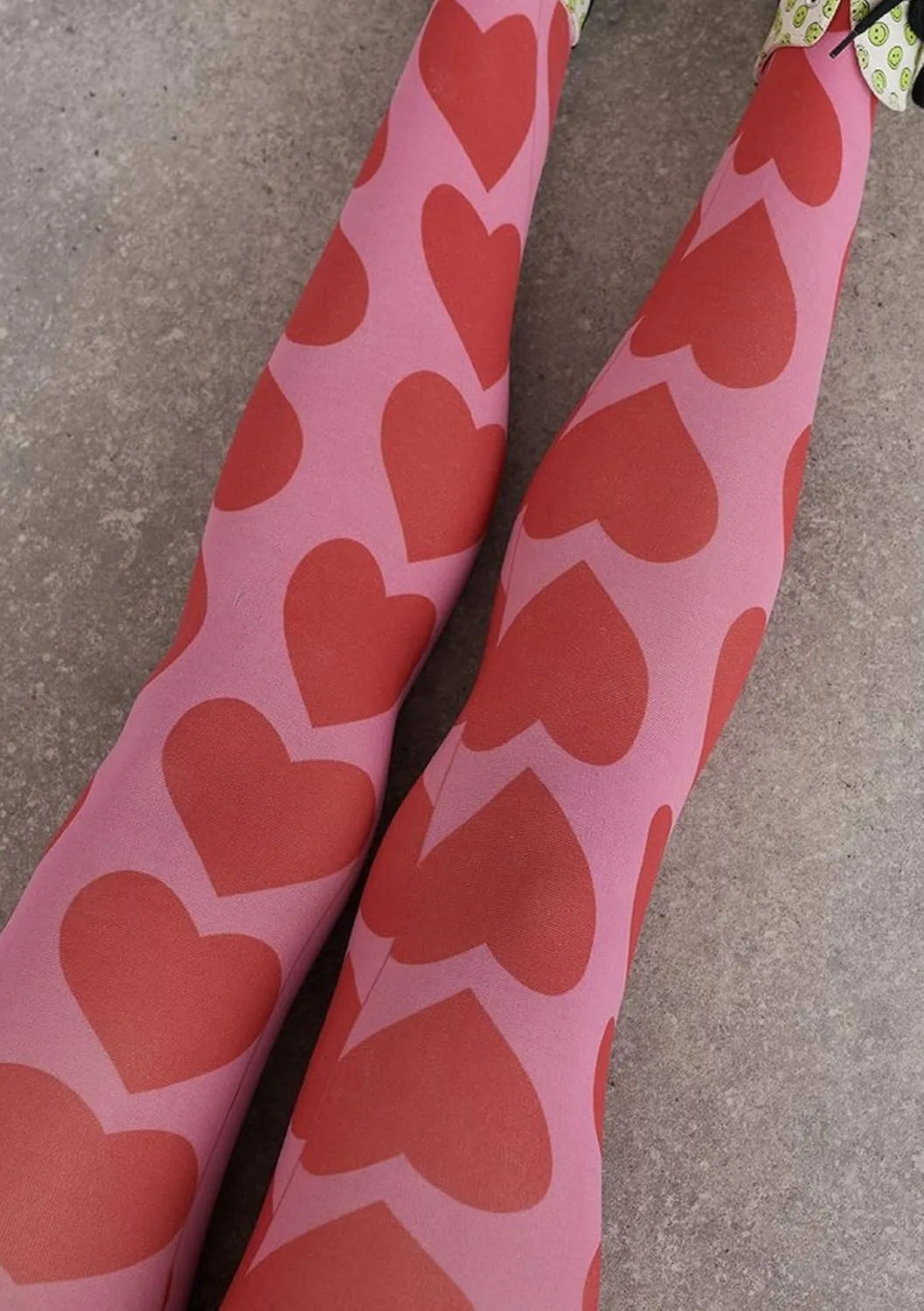Vintage 60s Printed Funky Tights for Women Y2K Tie Dye Mesh Pantyhose Skinny Body Shaping Leggings Streetwear