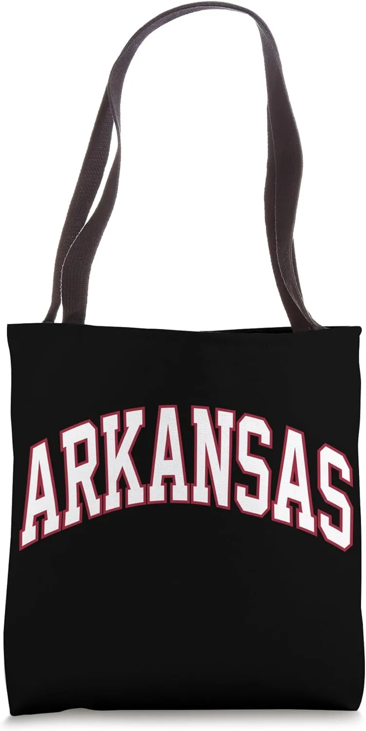 Vintage Arkansas Tee Retro Arkansas Red Throwback Souvenir Tote Bag