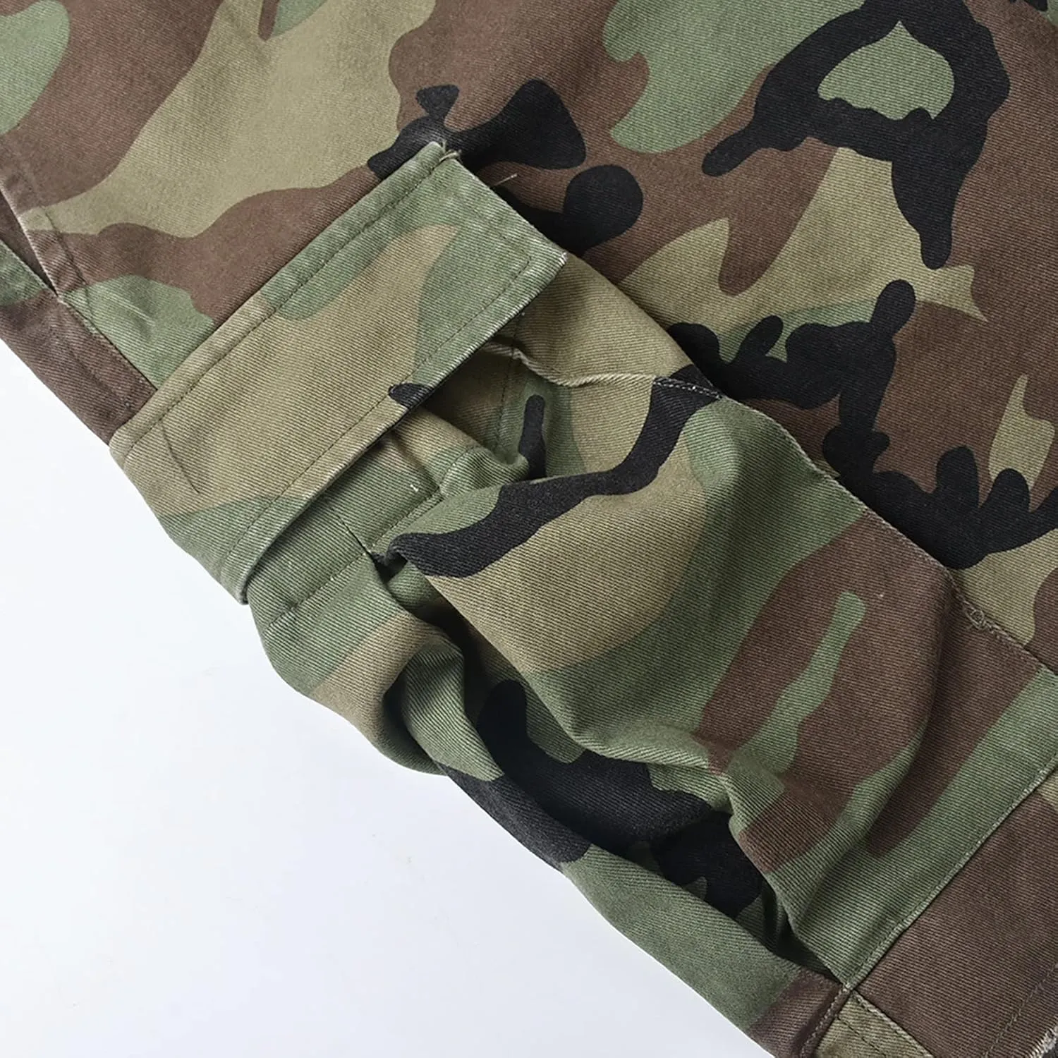 Voghtic Womens Camo Cargo Shorts High Waisted Casual Trendy Summer Army Fatigue Short Jeans Loose Fit Workout Short Pants