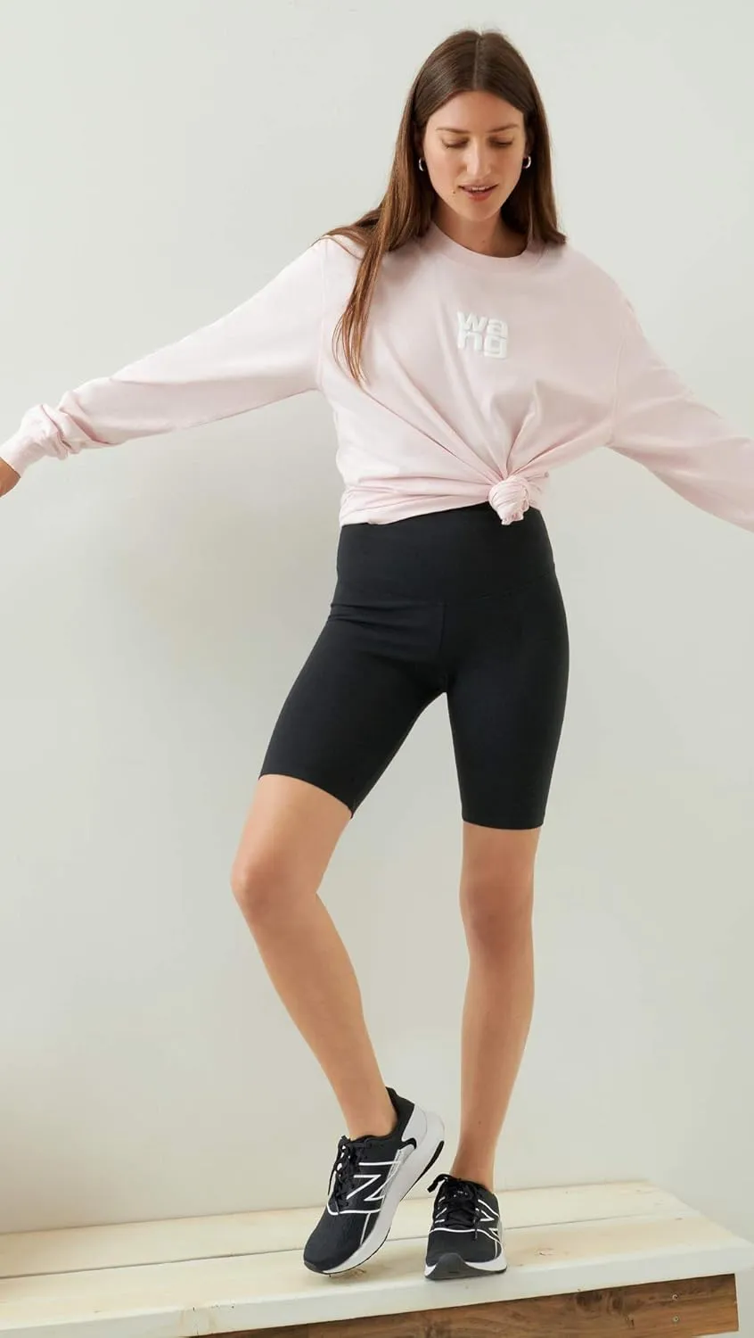 Yummie Women's Mel Cotton Stretch Shaping Biker Shorts