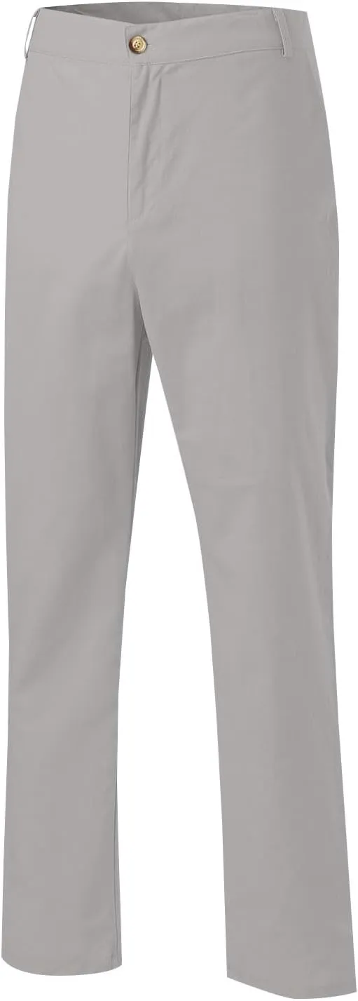 ZYXTIM Cotton Linen Trousers for Men Flat Front Lightweight Casual Work Pants Quick Dry Summer Beach Yoga Pants with Pockets